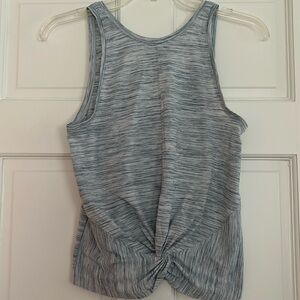 Athleta light blue scoop neck tank XS